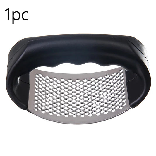 Stainless Steel Garlic Press - Easy Squeeze, for Garlic, Ginger, Puree