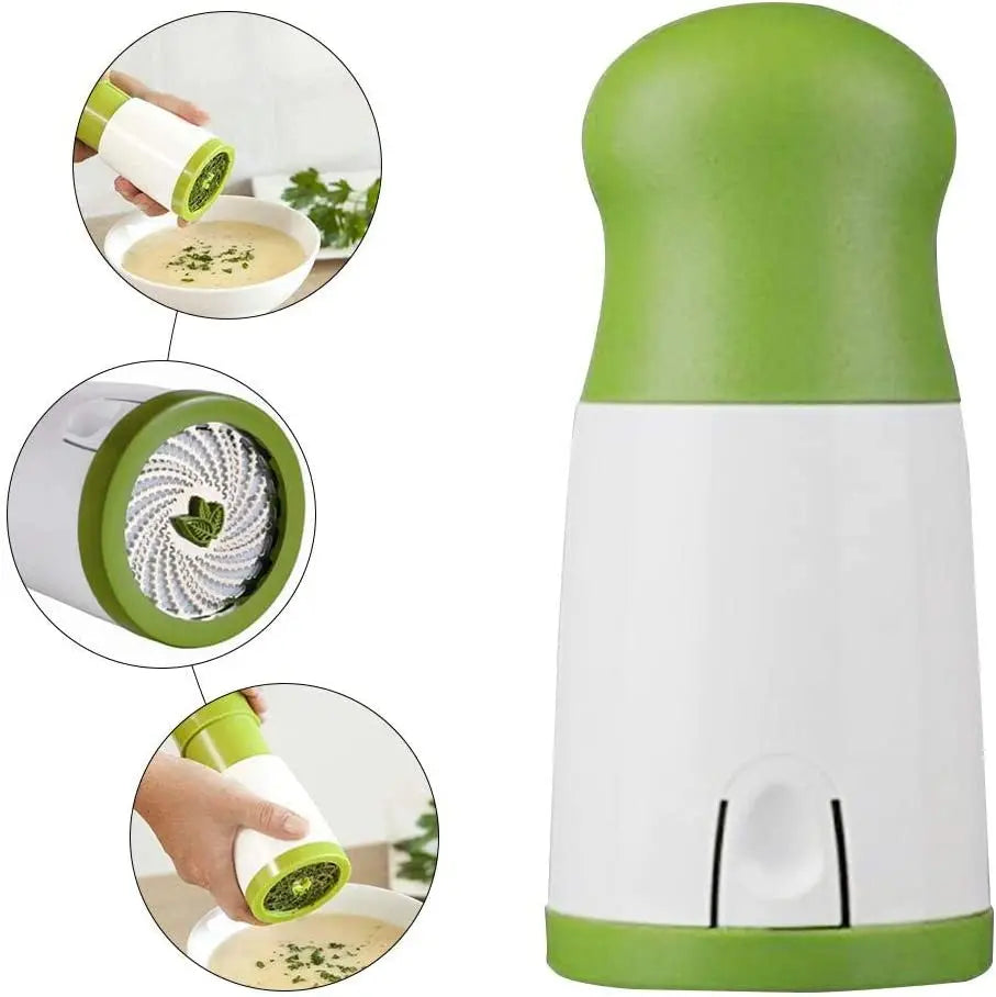 Manual Herb Grinder Spice Mill Parsley Shredder Chopper Vegetable Cutter Coriander Mincer Chili