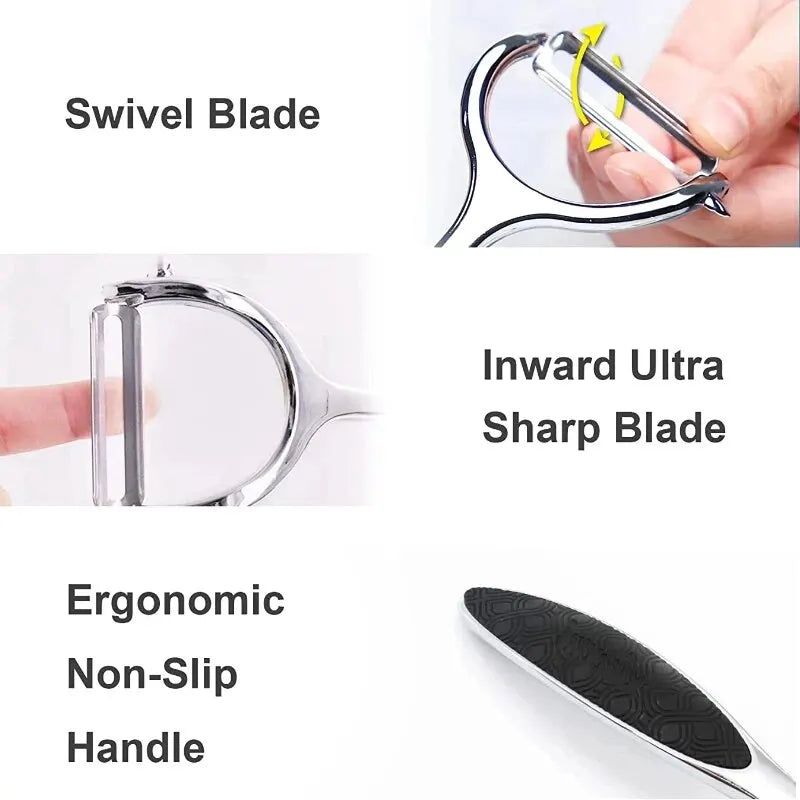 1PC Stainless Steel Vegetable Peeler Potato Peeler Multi-function Carrot Grater Fruit Tools Kitchen