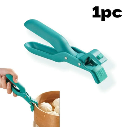 2/1Pcs Anti-Scald Clips Hot Dish Plate Gripper Kitchen Non-slip Bowls Clamp Holder