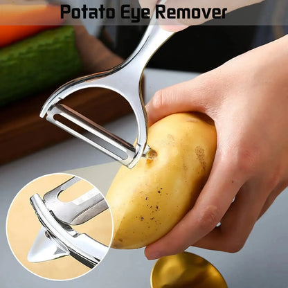 1PC Stainless Steel Vegetable Peeler Potato Peeler Multi-function Tools Kitchen Accessories Cuisine Pelador