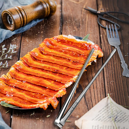 Grill Tongs Stainless Steel Food Tongs Metal Kitchen Tweezers Cooking Utensils