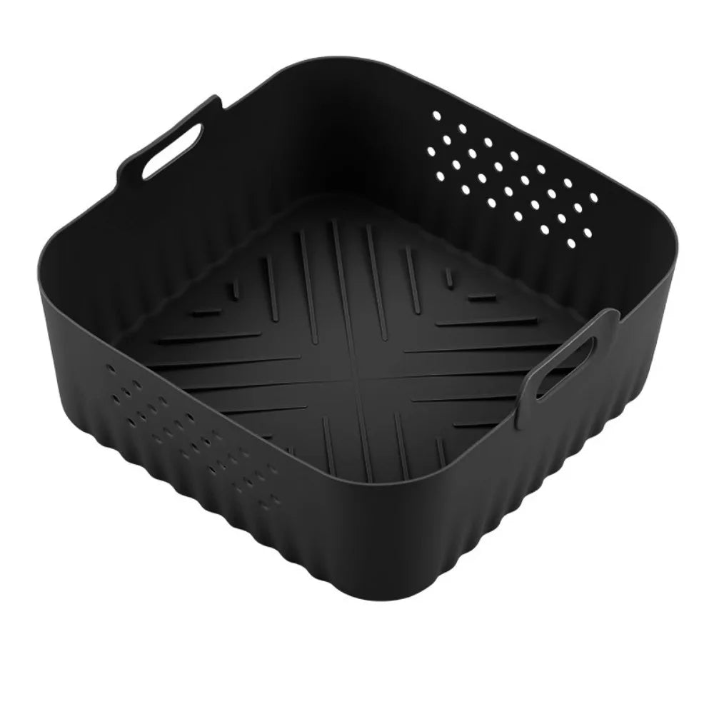 Silicone Air Fryer Liners Non-Stick Basket Reusable for Ninja AF181 AF180 AF141 AF140 Compatible
