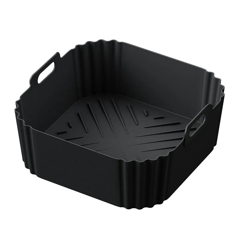 Silicone Air Fryer Liners Non-Stick Basket Reusable for Ninja AF181 AF180 AF141 AF140 Compatible