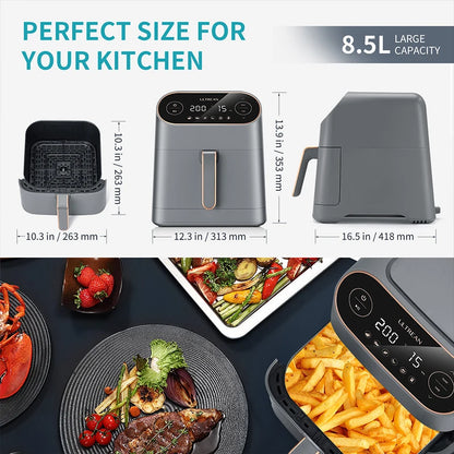 ULTREAN 8.5L Air Fryer Electric Hot fryer Oven Oilless Cooker 1750W