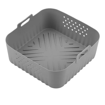 Silicone Air Fryer Liners Non-Stick Basket Reusable for Ninja AF181 AF180 AF141 AF140 Compatible