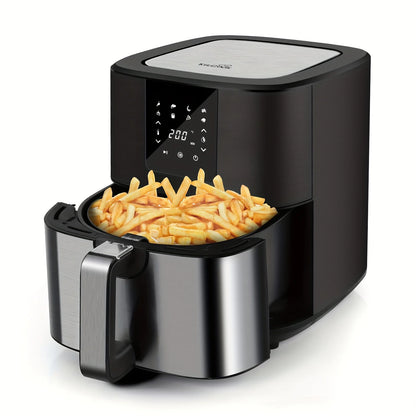 KitCook Large Air Fryer, 1500W 7QT AirFryer Cooker, Adjustable Temperature