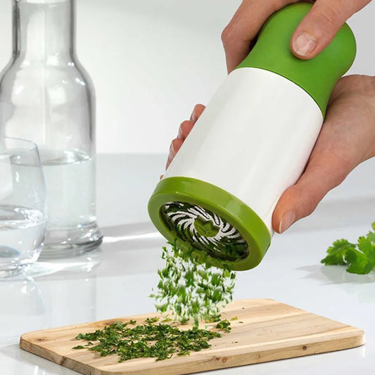 Manual Herb Grinder Spice Mill Parsley Shredder Chopper Vegetable Cutter Coriander Mincer Chili