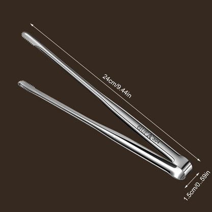 Grill Tongs Stainless Steel Food Tongs Metal Kitchen Tweezers Cooking Utensils