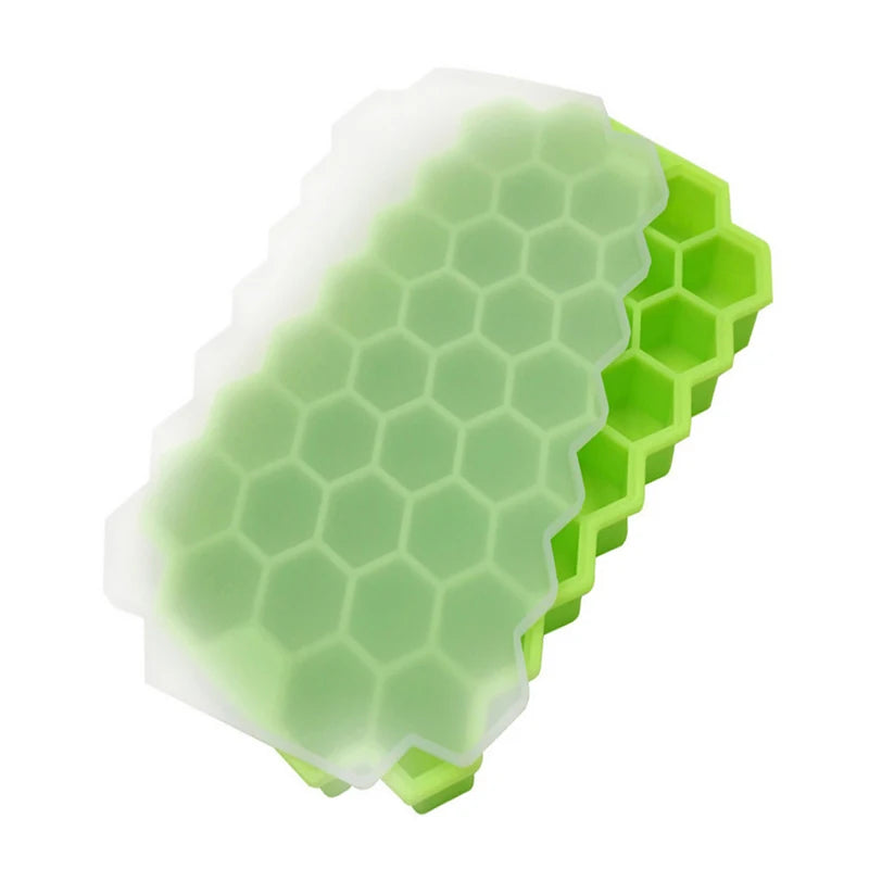 37 Grids Silicone Meatball Mold With Lid Honeycomb Rice Ball Maker Fish Balls Beef