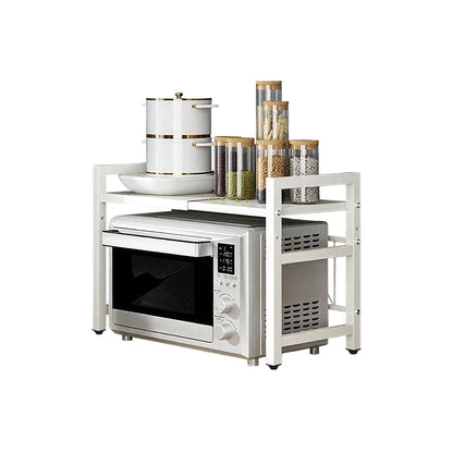 1pc Expandable 42-64cm Microwave Shelf Organizer, Moisture And Rust Proof
