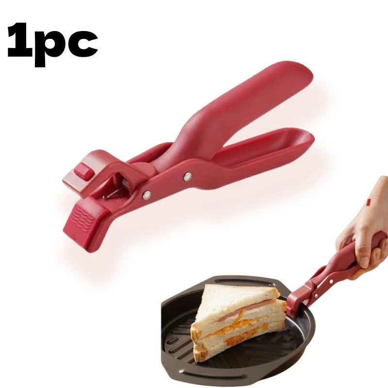 2/1Pcs Anti-Scald Clips Hot Dish Plate Gripper Kitchen Non-slip Bowls Clamp Holder